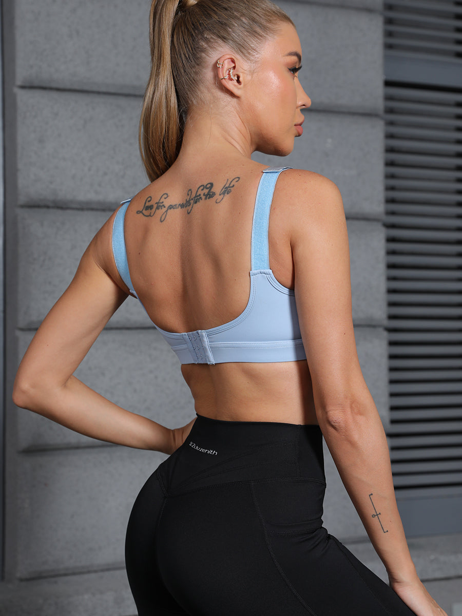 High-Impact Sports Bra - Blue