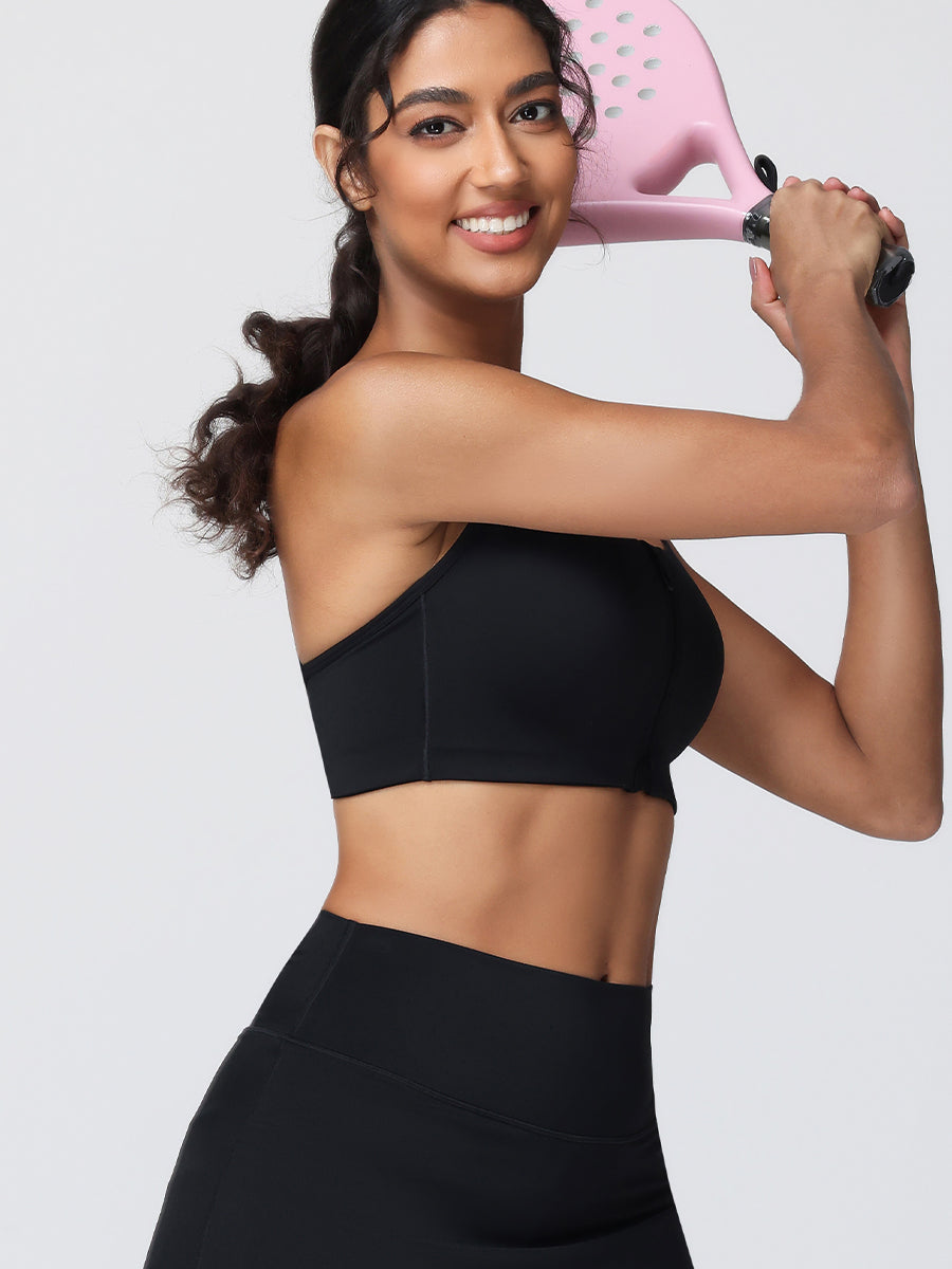 front zip bra