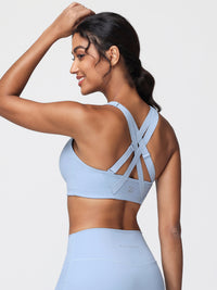 zip front sports bra