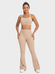 Women's Activewear Set - Beige