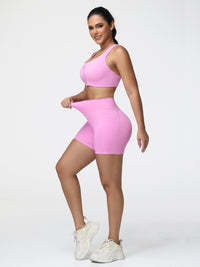gym shorts set