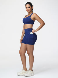 sports bra and shorts set