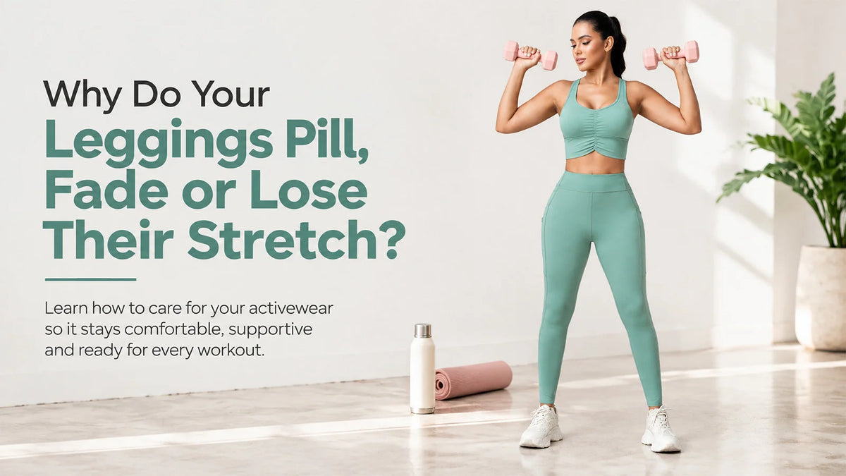 Why Do Your Leggings Pill, Fade or Lose Their Stretch?