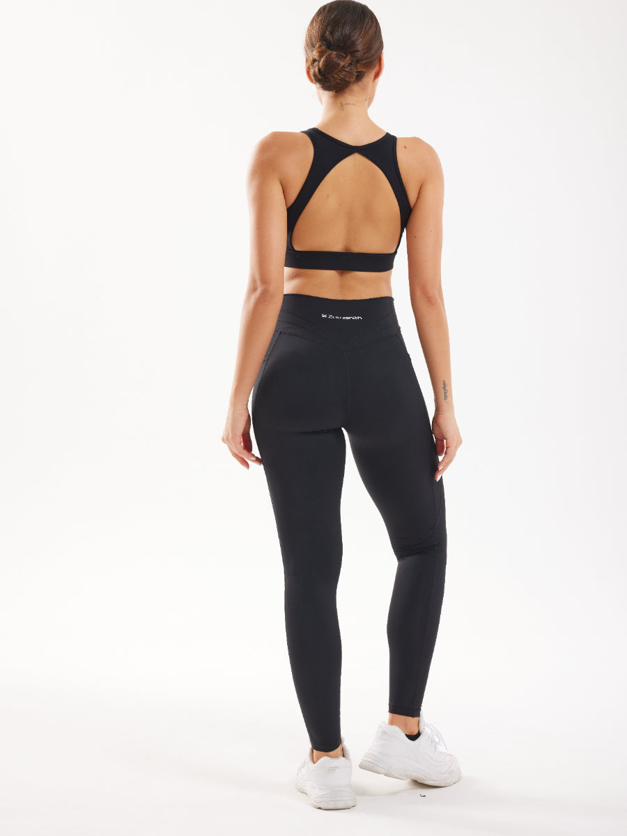 Black Gym Yoga Outfit Sets