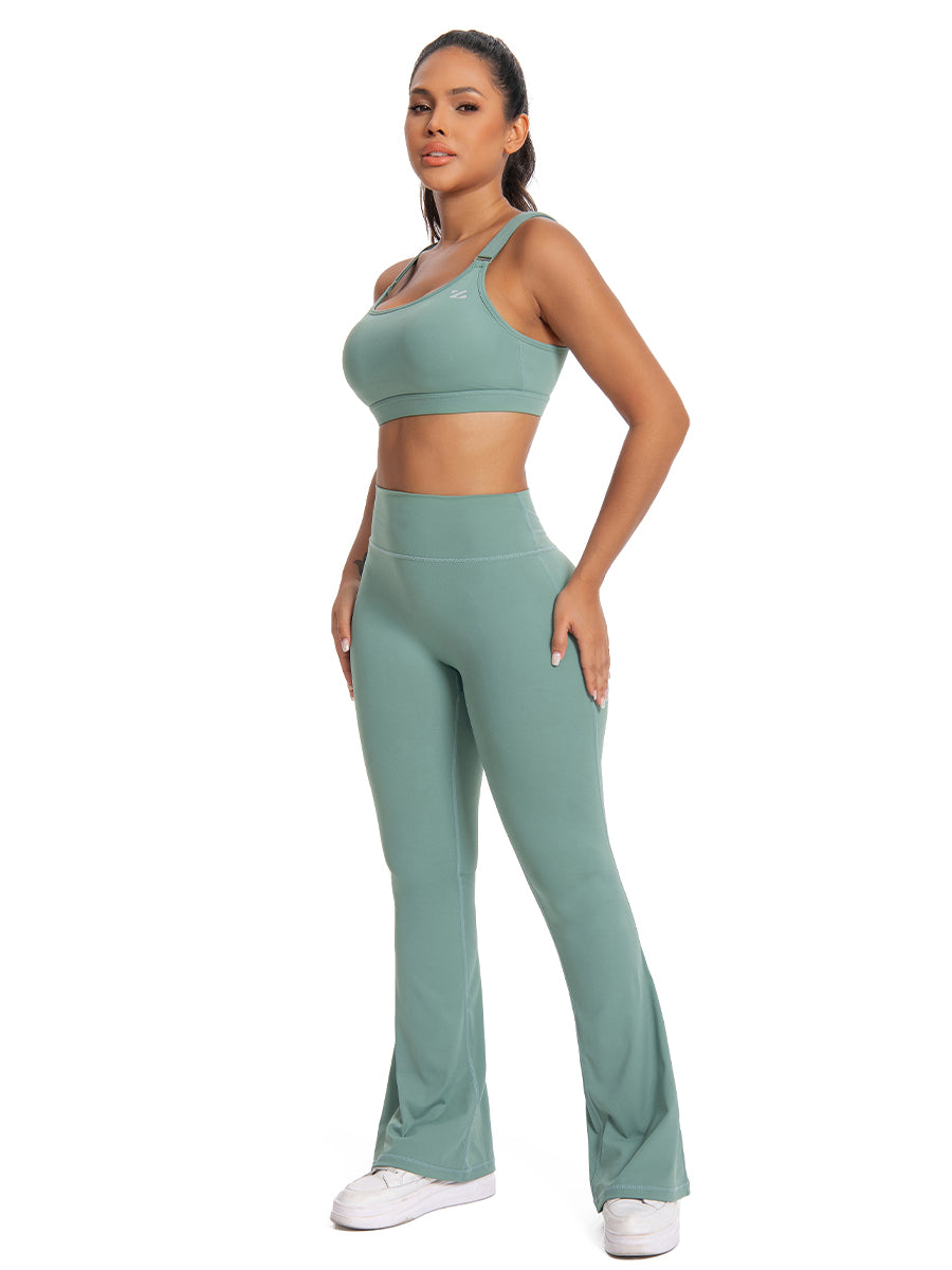 High Impact Adjustable Criss Cross Back Sports Bra