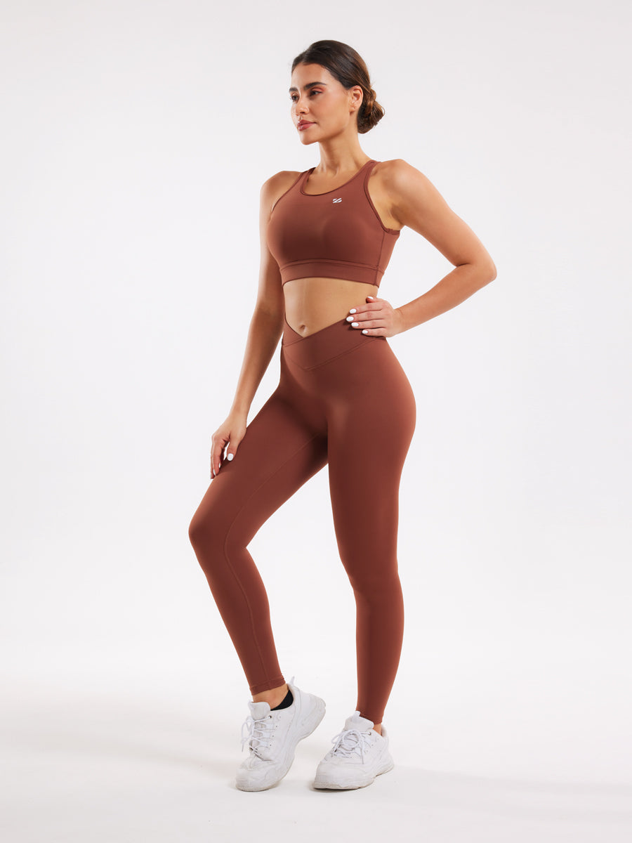 V-waistband Workout Gym Set