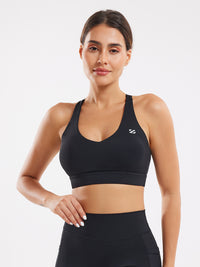Women's High Impact Sports Bra - Black