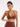 Adjustable Strap Sports Bra - Brown