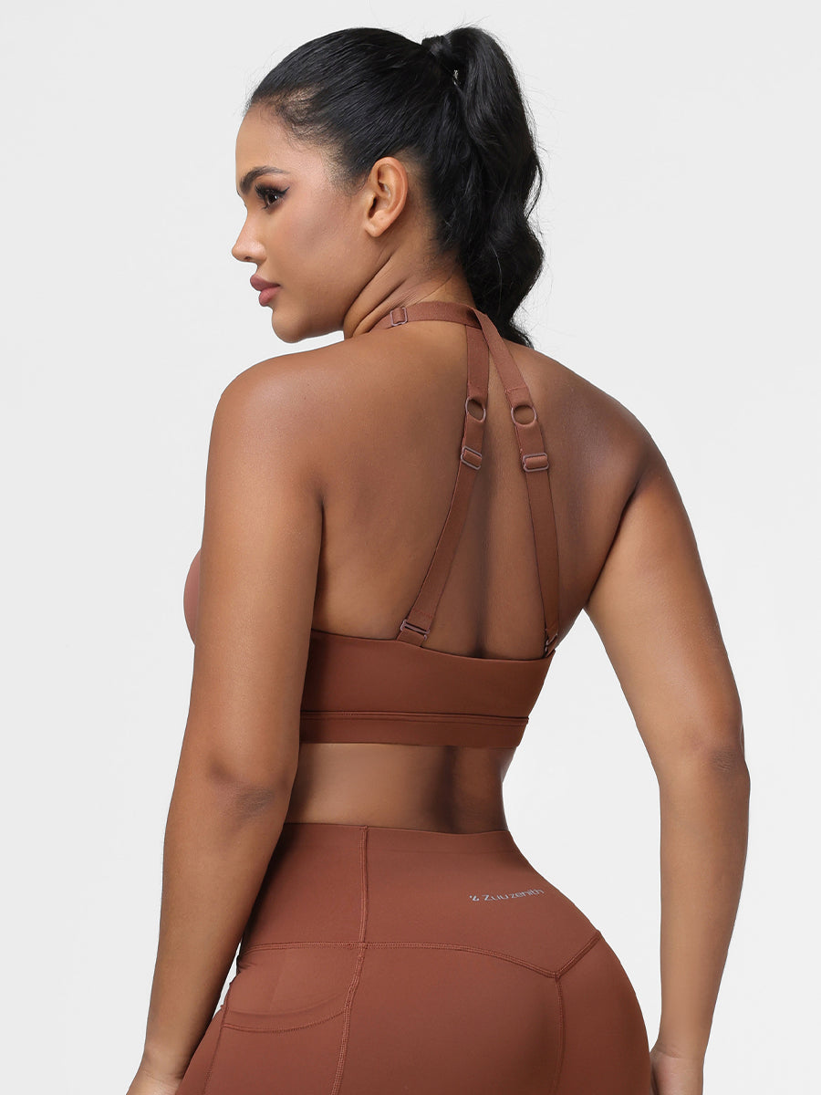 Adjustable Strap Sports Bra