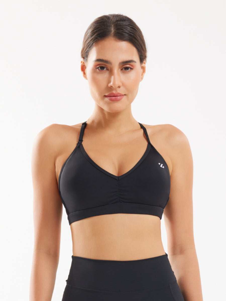Low Support Sports Bra - Minimal, Black