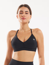 Low Support Sports Bra - Minimal, Black