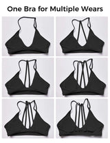 Low Support Sports Bra - Minimal, Black