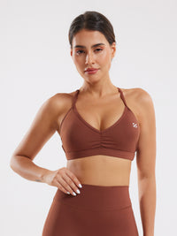 Low Support Sports Bra - Minimal, Brown