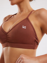 Low Support Sports Bra - Minimal, Brown