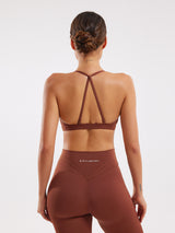 Low Support Sports Bra - Minimal, Brown