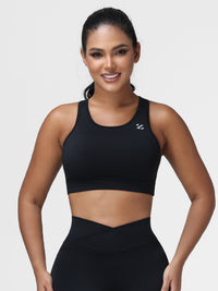 Cut Out Backless Sports Bra