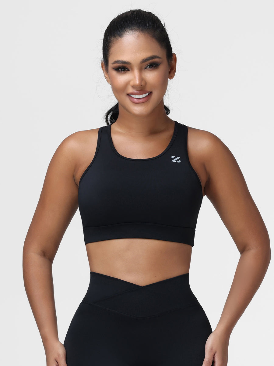 Cut Out Backless Sports Bra