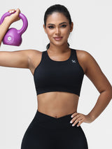 Cut Out Backless Sports Bra