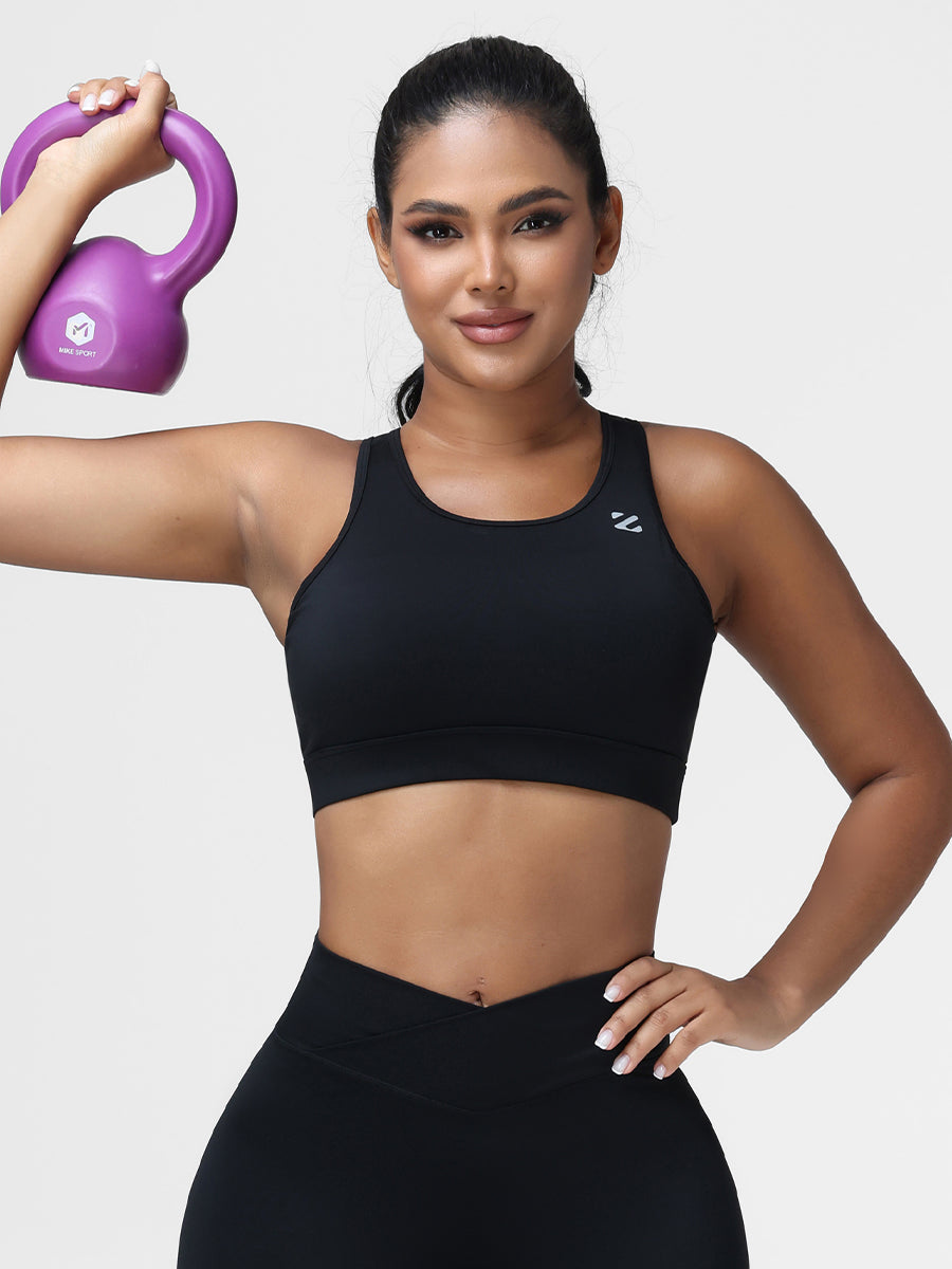 Cut Out Backless Sports Bra