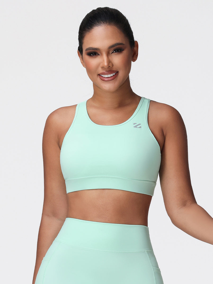 Cut Out Backless Sports Bra