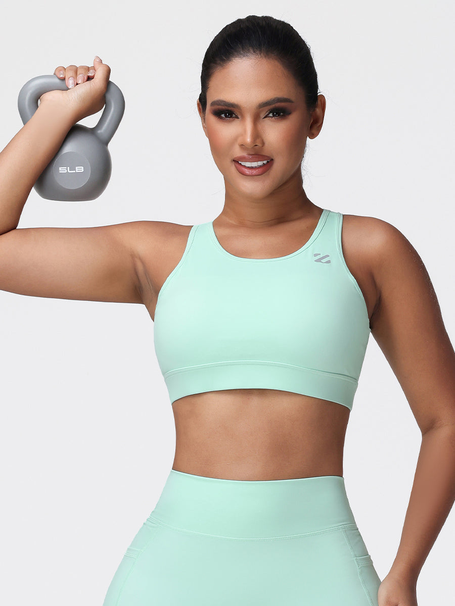 Cut Out Backless Sports Bra