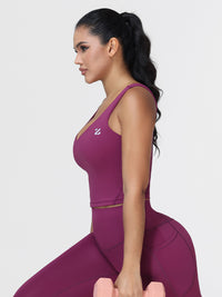U-shaped Cut Energy Longline Sports Bra