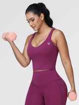 U-shaped Cut Energy Longline Sports Bra