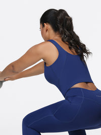 U-shaped Cut Energy Longline Sports Bra