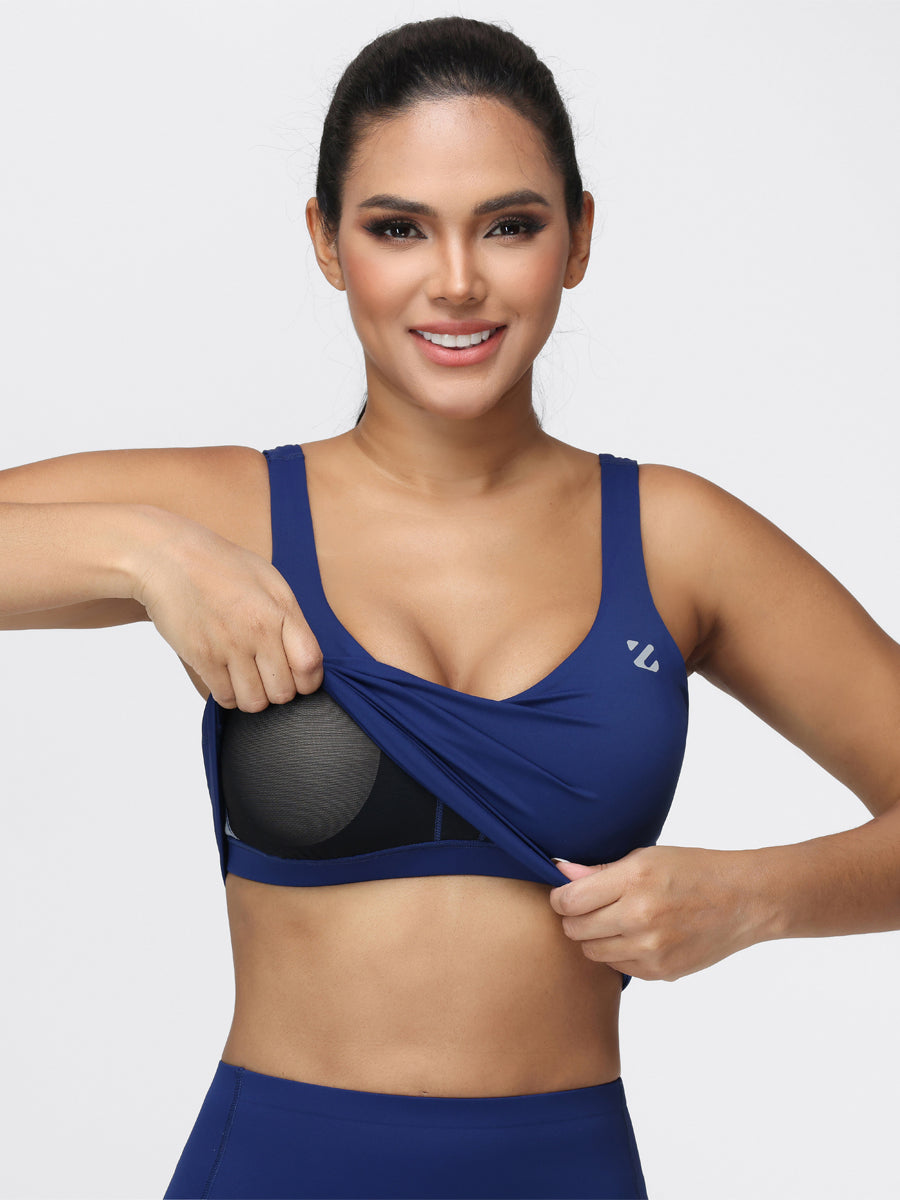 U-shaped Cut Energy Longline Sports Bra