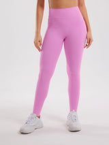 High Waist Pocket Leggings - Pink