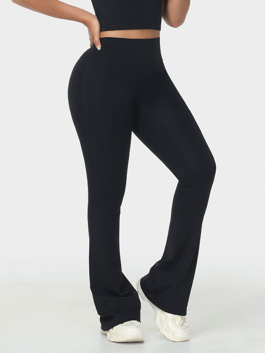 High-Waist Kick Flare Leggings