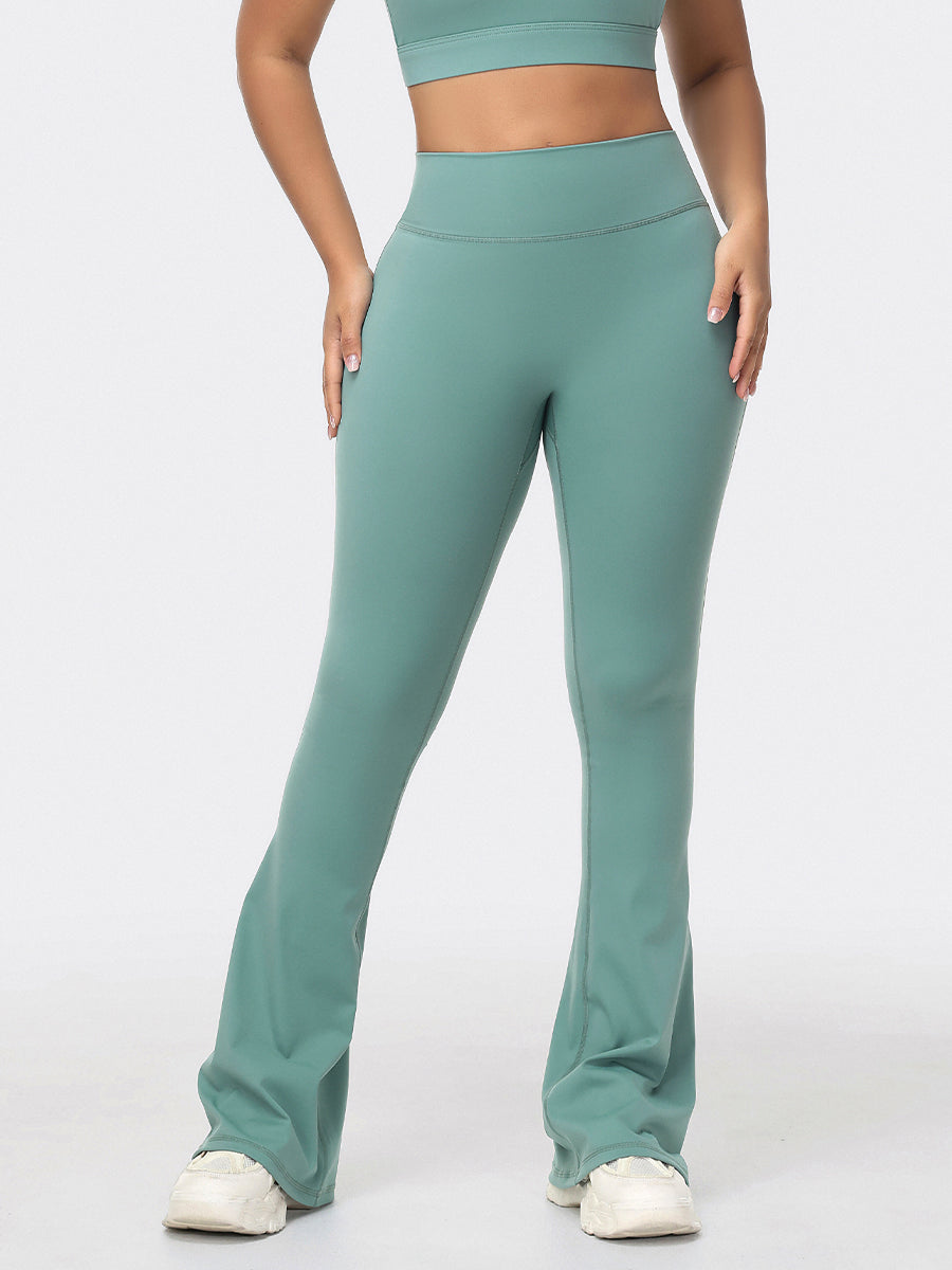 High-Waist Kick Flare Leggings