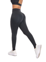 Wowen's High Waisted Leggings - Crossover, Black