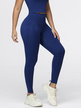 High Waisted Tummy Control Butt Lifting Leggings with Pockets