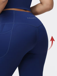 High Waisted Tummy Control Butt Lifting Leggings with Pockets
