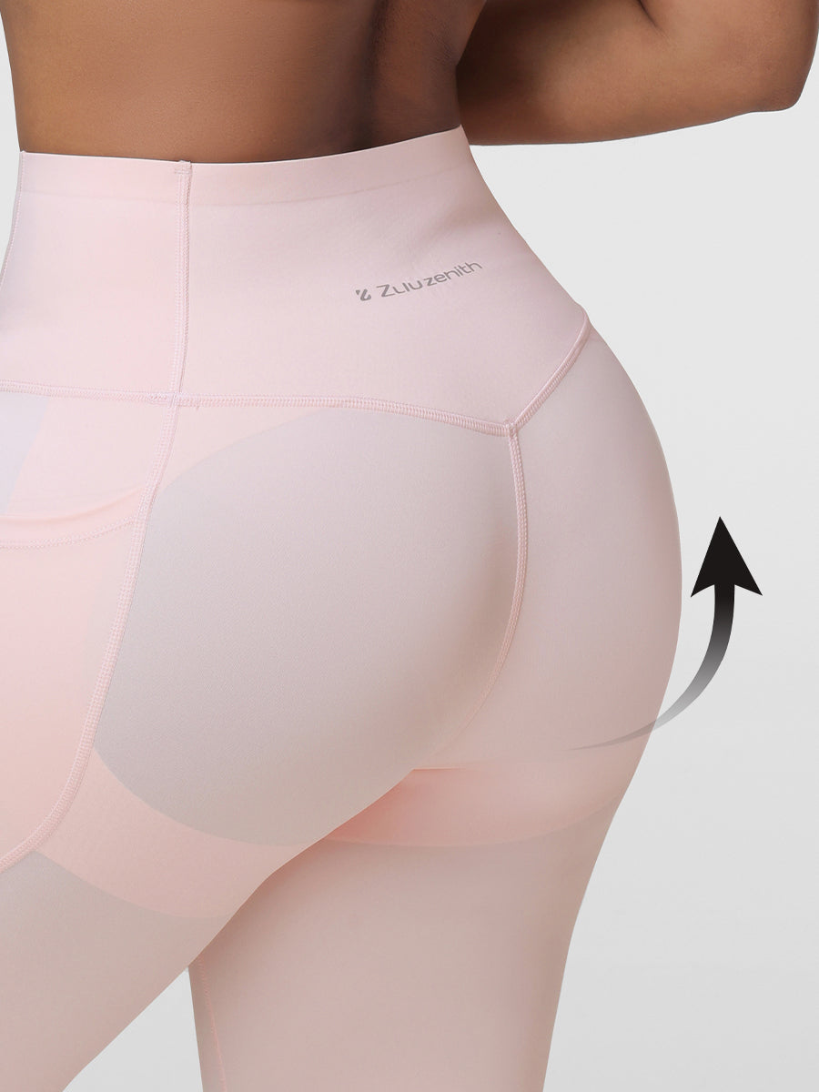 booty lifting leggings pink