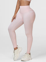 High Waisted Tummy Control Butt Lifting Leggings with Pockets