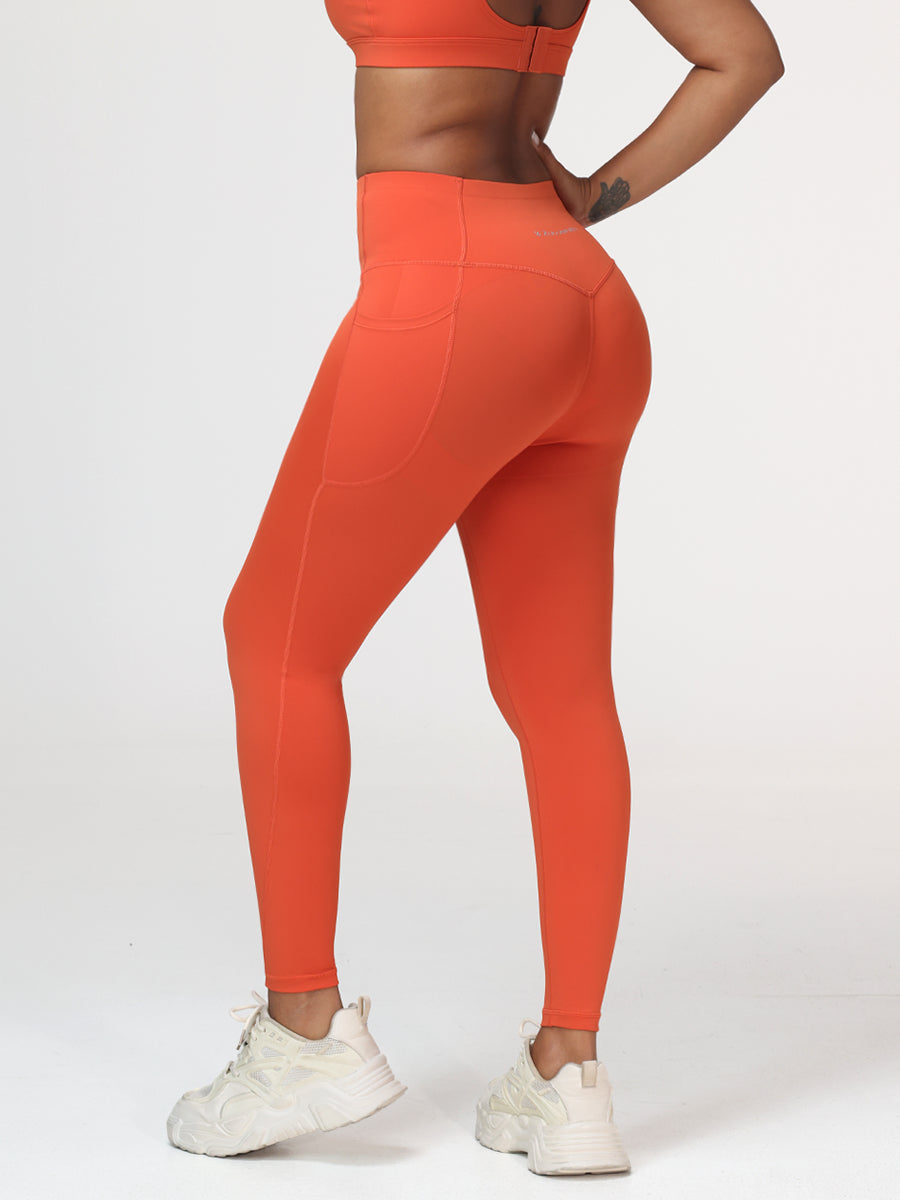 High Waisted Tummy Control Butt Lifting Leggings with Pockets