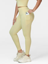 High Waisted Tummy Control Butt Lifting Leggings with Pockets