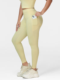 High Waisted Tummy Control Butt Lifting Leggings with Pockets
