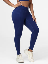 navy blue high waist legging