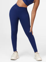 navy blue high waist legging