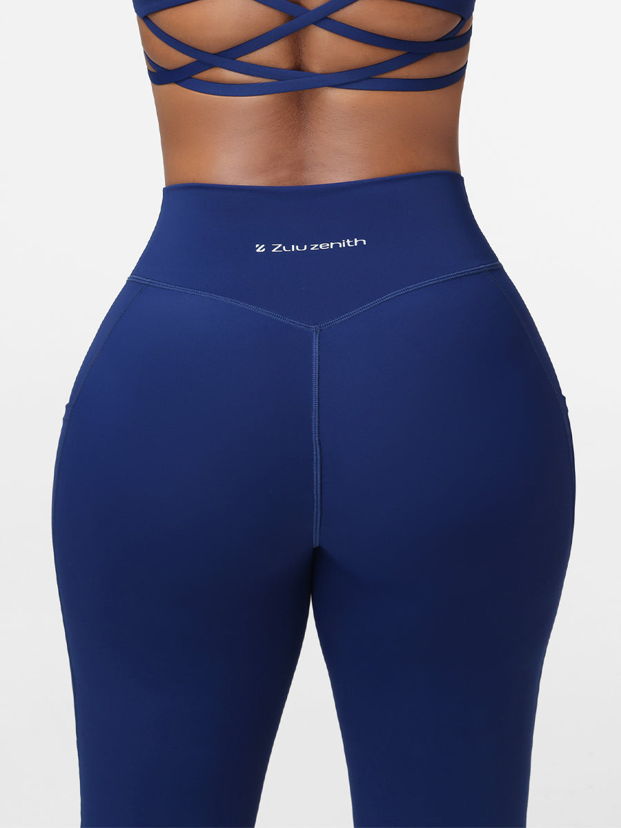 navy blue high waist legging