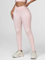 pearl pink gym tights