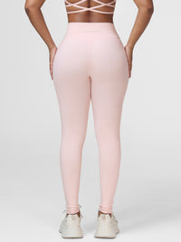 pearl pink gym tights