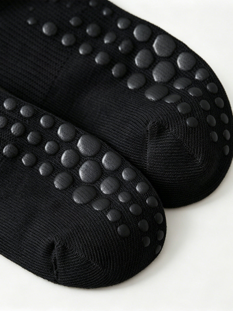3 Pairs Non-Slip Grip Socks for Yoga Pilates Gym & Everyday Wear