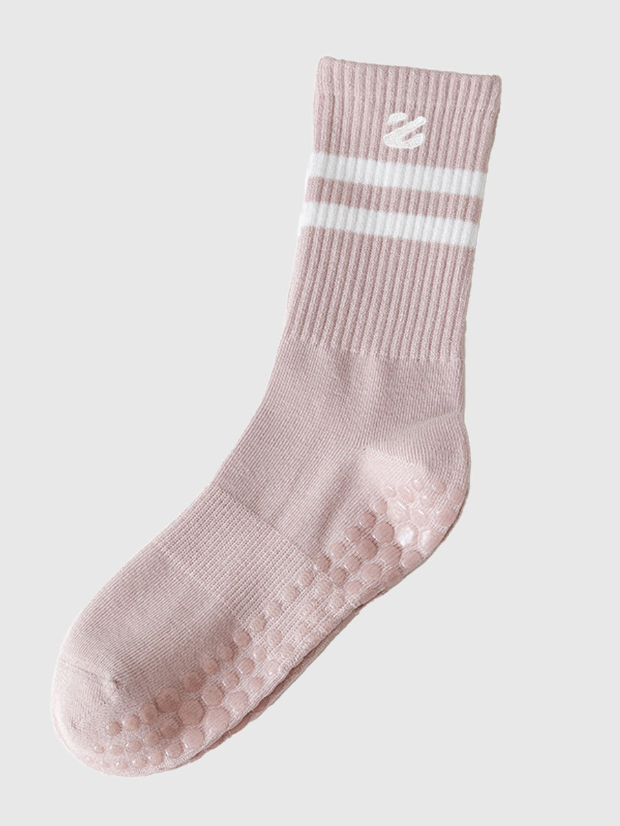 pink non slip socks