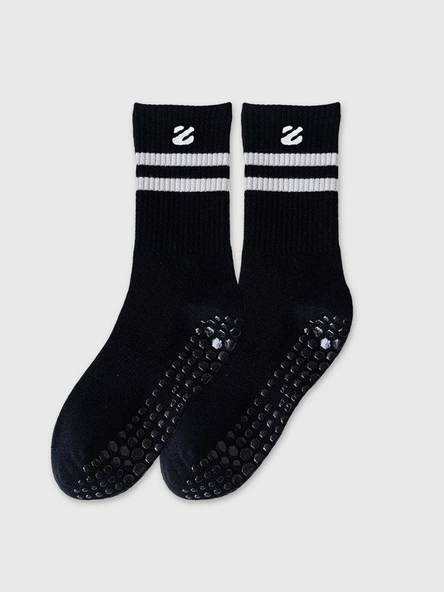 1 Pairs Non-Slip Grip Socks for Yoga Pilates Gym & Everyday Wear