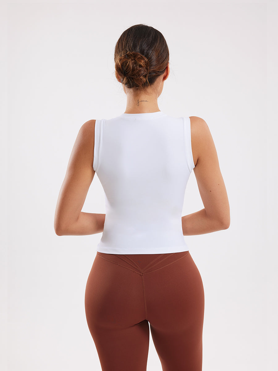 Women's Best Running Tank Top - Gym - White