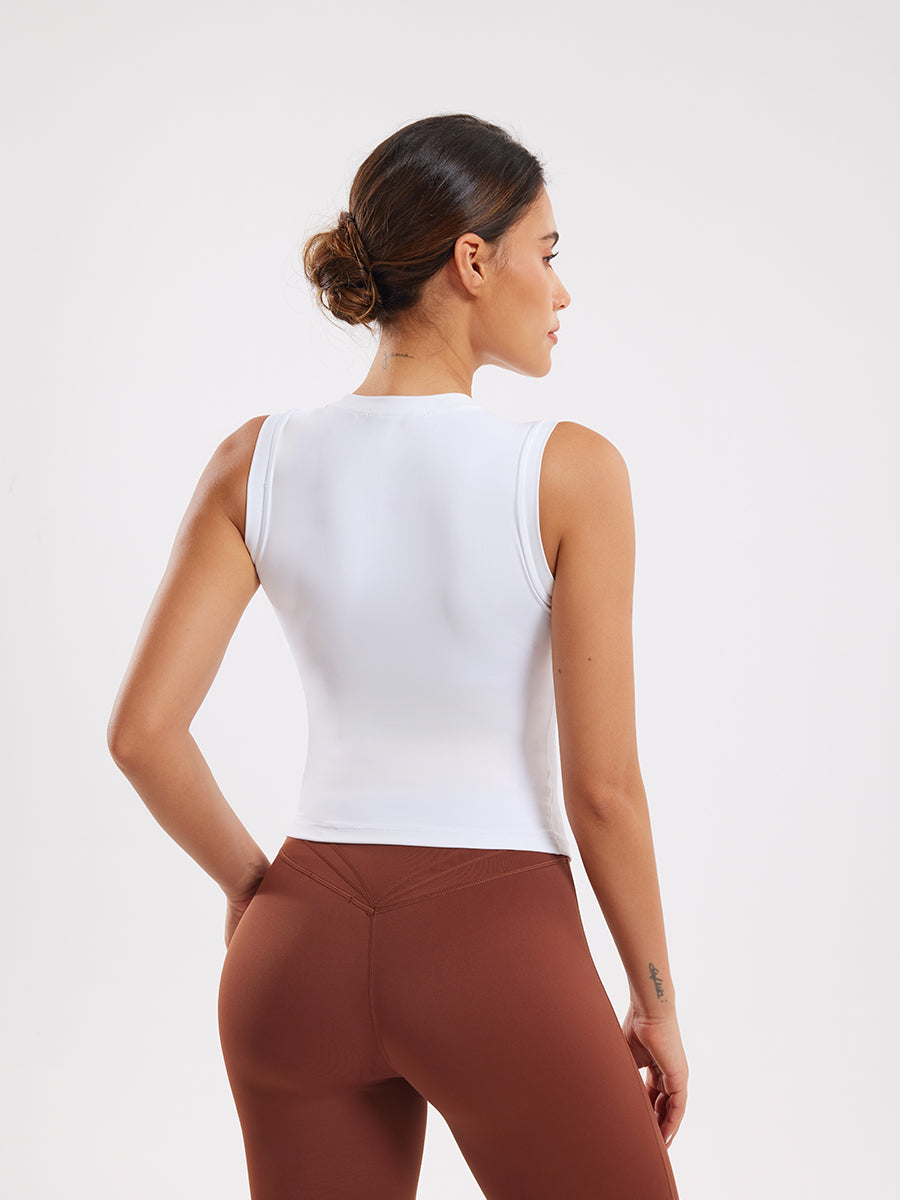 Women's Best Running Tank Top - Gym - White